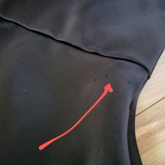 Haltston Heritage Satin Strapless Bow Front Cascading Cocktail Dress in Black - Picture 7 of 16